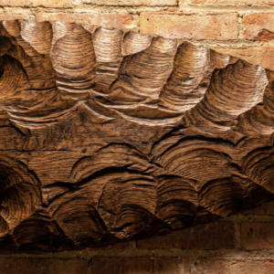 Oversized Hand-Carved Wooden Arrowhead Wall Art