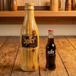 Giant Wooden Jolt Cola Bottle Replica