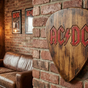 Giant Wooden Guitar Pick